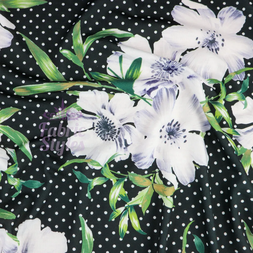 FS1041 Floral Polka Dot